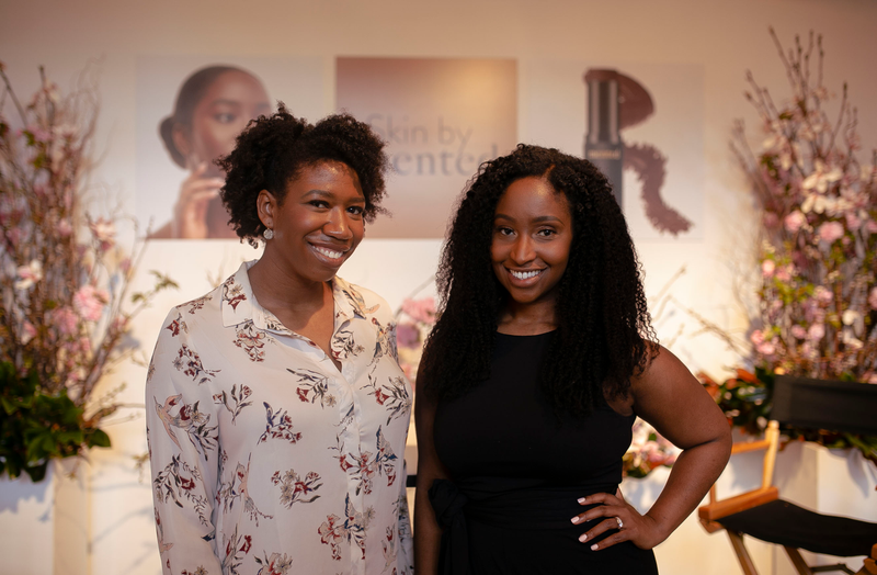 Amanda Johnson and KJ Miller at the Skin by Mented release.